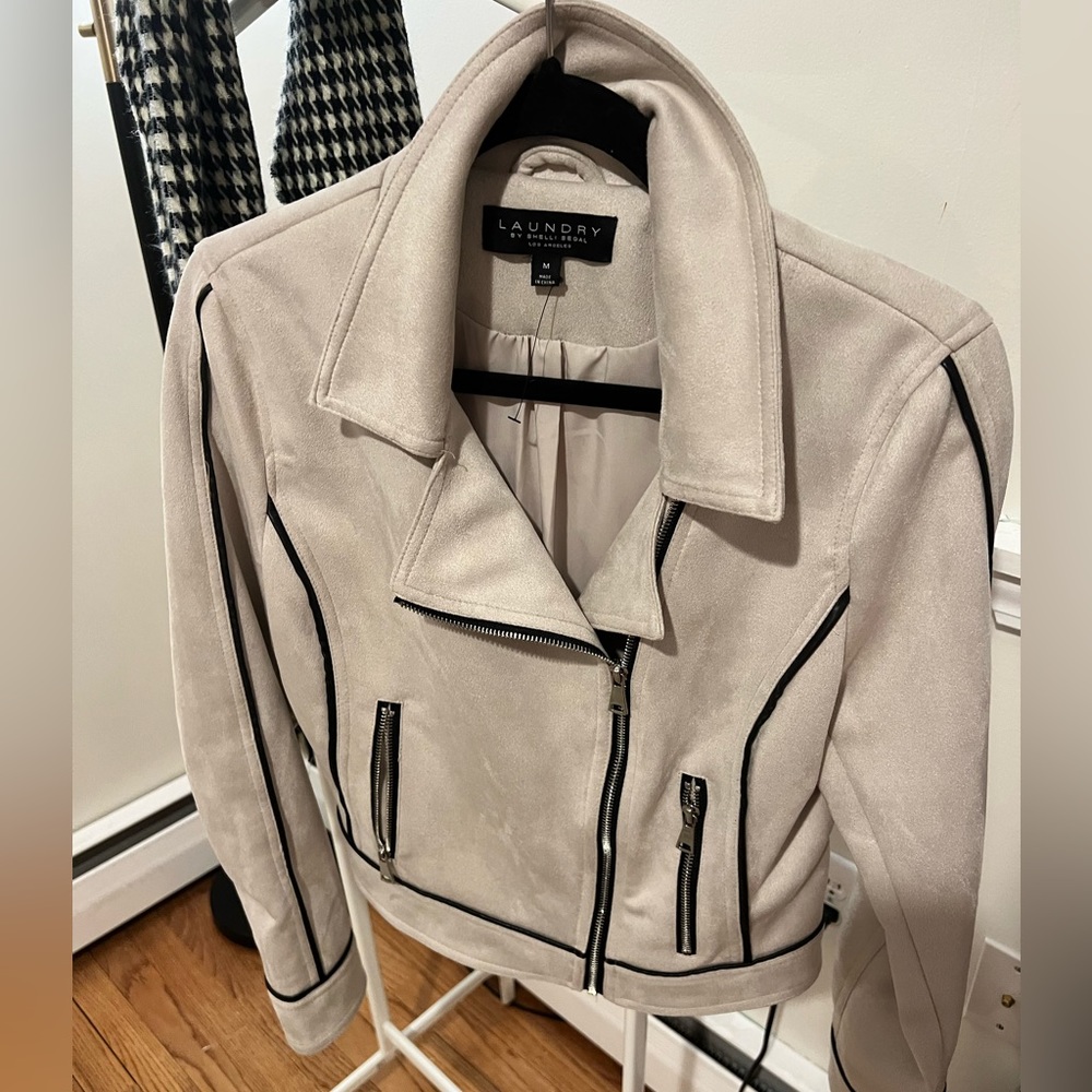 Laundry by Shelly Segal barely used suede jacket
